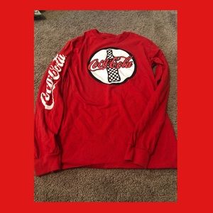Red Coca Cola Long Sleeve Shirt